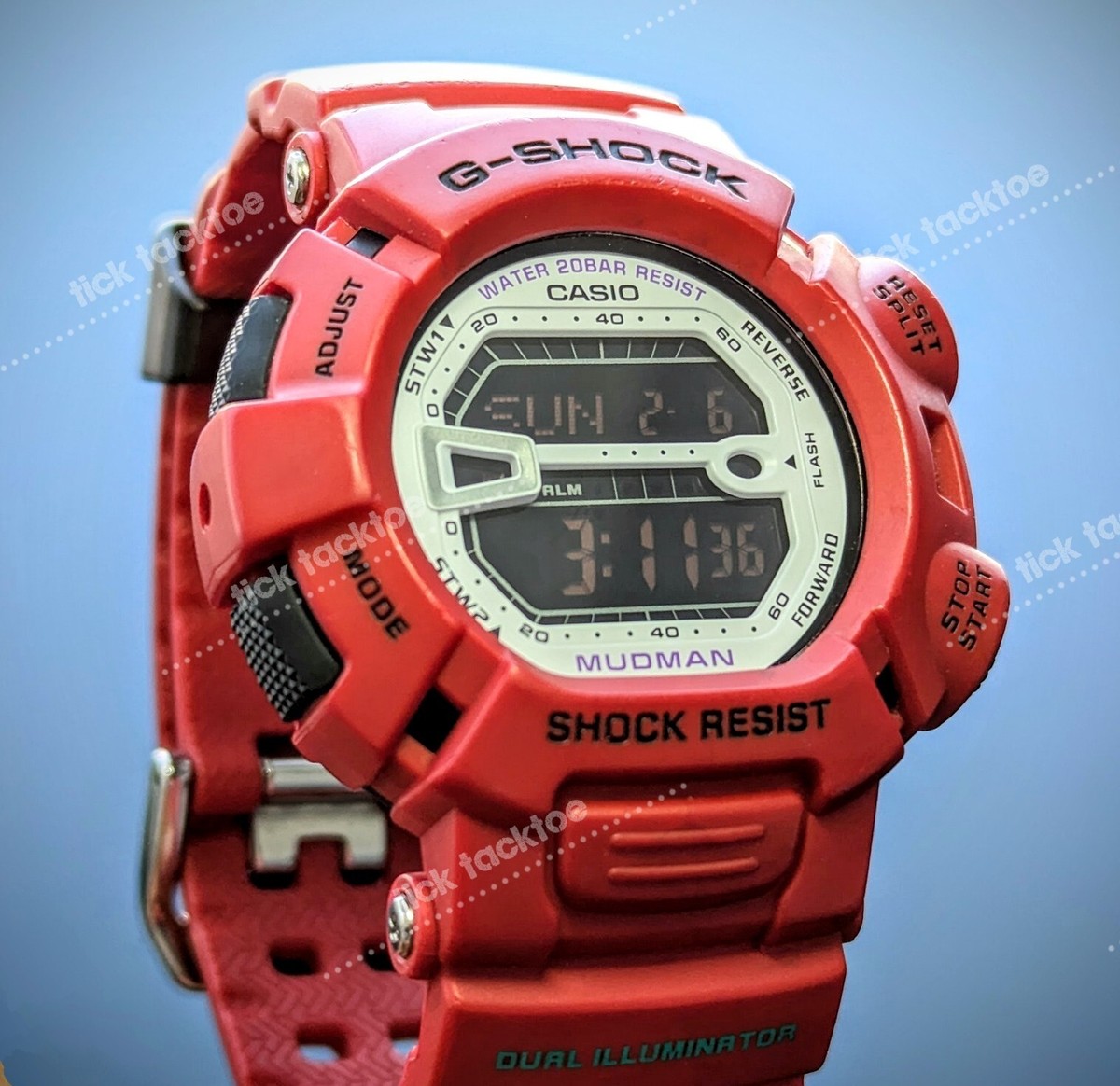 Casio G-Shock Mudman Red G-9000MX-4D (3031) Men's Watch NEW
