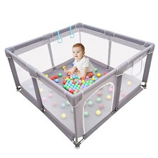 LIMAST Baby Playpen 50 x 50 x 27 inches