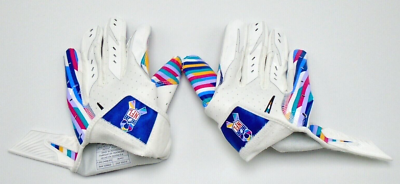 Nike Vapor Jet Football Gloves Men's 4XL NFL Crucial Catch White