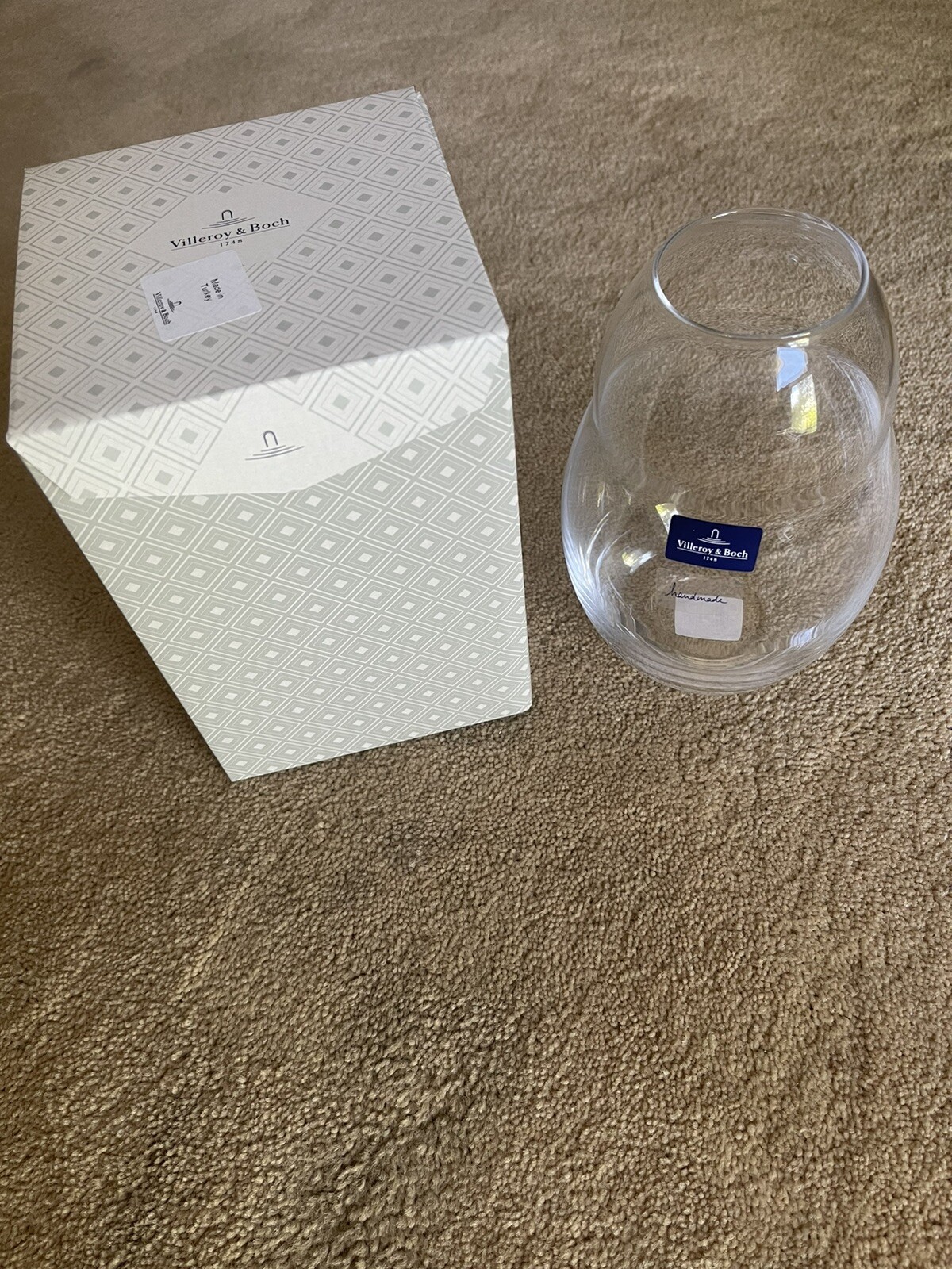 Villeroy And Boch Jolie Claire Vase Clear eBay