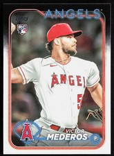2024 Topps Victor Mederos #270 Rookie RC Los Angeles Angels