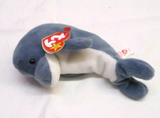 Ty Beanie Baby Babies Plush Echo the Dolphin 6" Toy Stuffed Animal