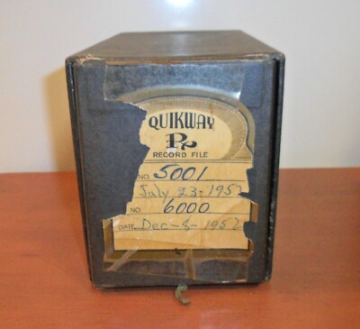 QUIKWAY Rx Prescription Box Vintage Full of filled Prescriptions Blacksburg, SC