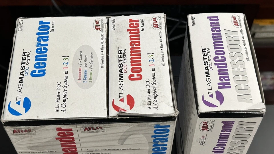 Atlas Master DCC System Commander 330, Generator 335 , Hand Command 331 - Image 4 of 4