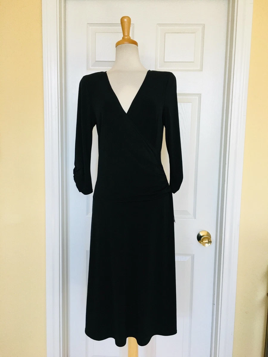 Robe Longue Manches Longues AB Studio Noir Taille L - Neuf Avec étiquettes (NWT)
