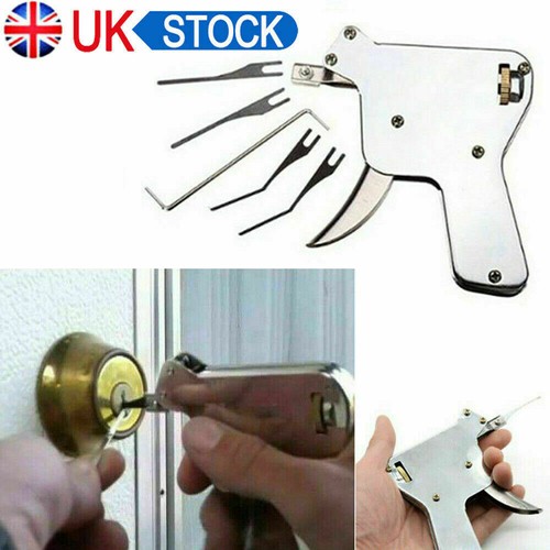 Stainless Steel Strong Unlock Lock Door Opener Key Bump Gun Repair Tool Kit Set Ebay