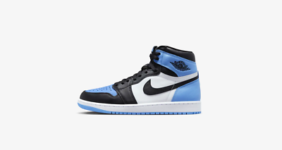 Air Jordan 1 Retro OG High UNC Toe DZ5485-400 GS Size 7Y Confirmed