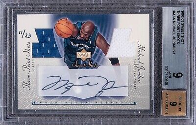 2005-06 UD SWEET SHOT 3-POINT DUAL JERSEY AUTO MICHAEL 2005-06 UD SWEET SHOT 3-POINT DUAL JERSEY AUTO MICHAEL