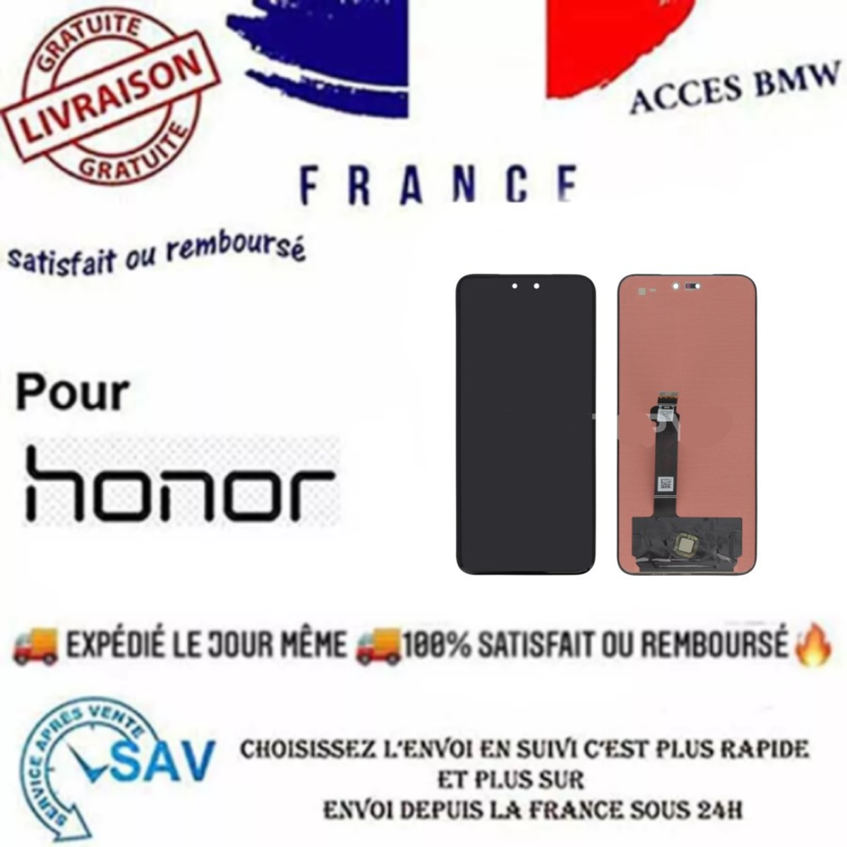 ECRAN LCD COMPLET + Vitre Tactile Pour Honor Magic 6 Lite Original (#A62#) EUR 87,99 - FR