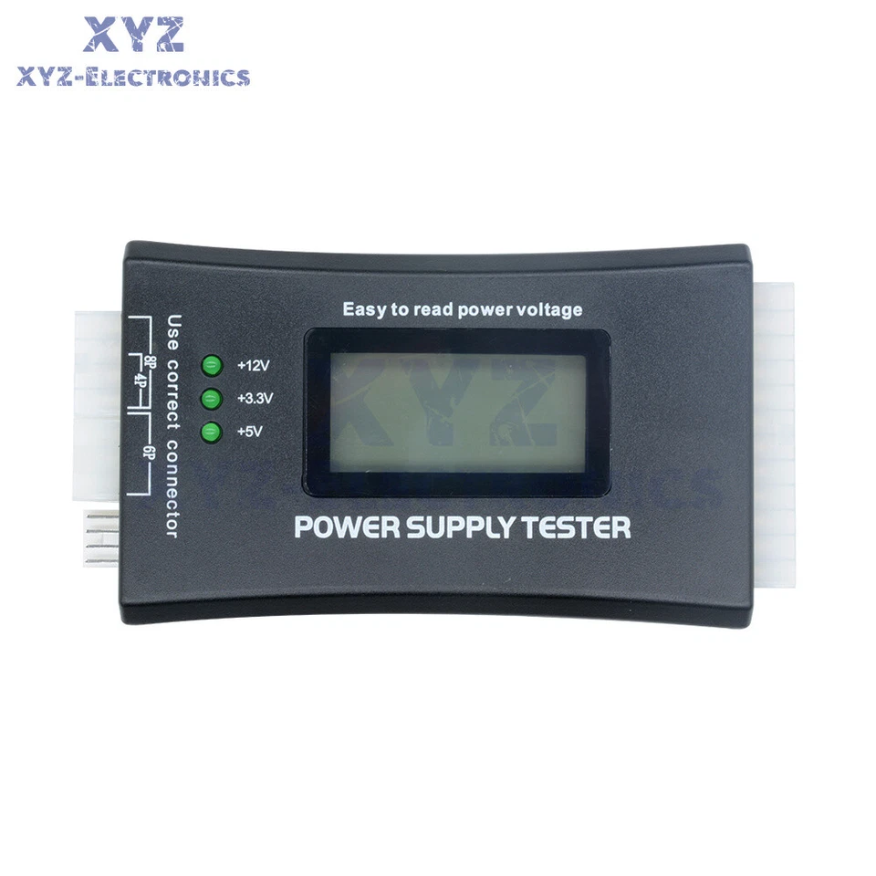 Digital LCD Display 20/24 Pin SATA HDD PC Computer PC Power Supply Tester - Image 2 of 4