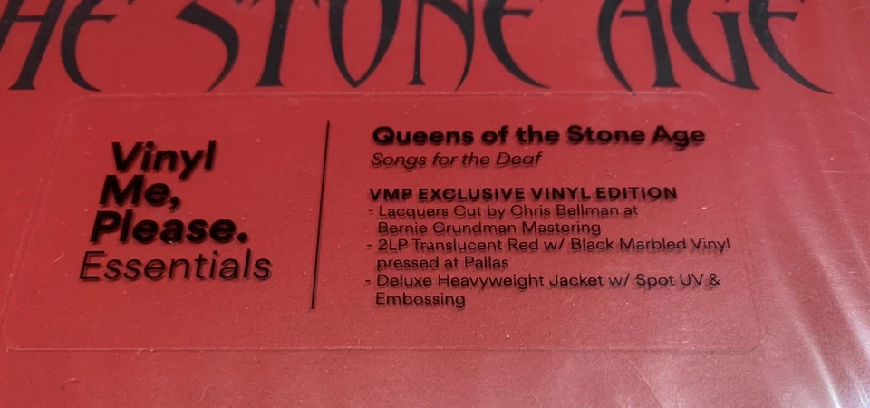 QUEENS OF THE STONE AGE Songs For The Deaf 2x LP Vinyl Me Please VMP Art Print - Image 4 of 4