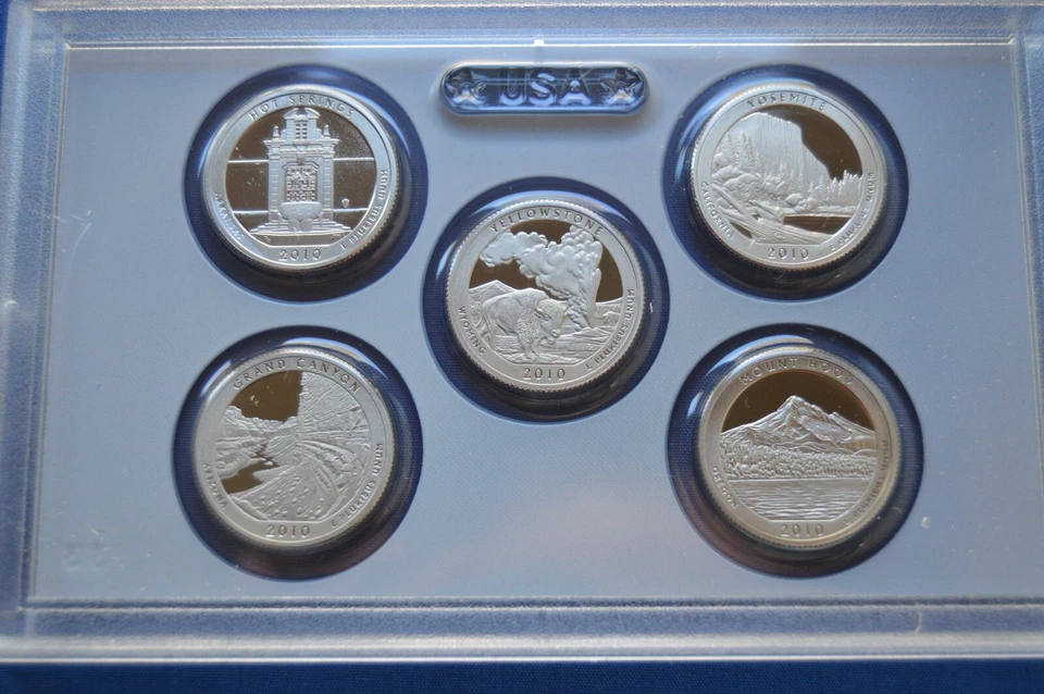 2010 America The Beautiful Quarter Proof Set MMC10 - Image 3 of 4