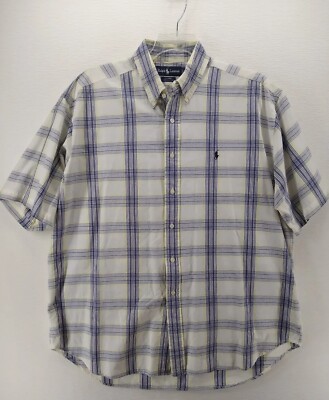 Ralph Lauren BLAIRE XL ネルシャツ 100%コットン 青系 - トップス Ralph Lauren BLAIRE XL ネルシャツ 100%コットン 青系 - トップス