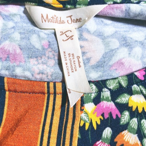 Matilda Jane Floral Tunic Size L - Picture 3 of 3