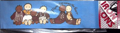 TRANS EASY IRON ON TRANSFER FOLK DOILLS 9547 DIMENSIONAL VELOUR DESIGNS