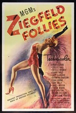 ZIEGFELD FOLLIES 💃 CineMasterpieces ORIGINAL MOVIE POSTER LUCILLE BALL 1945