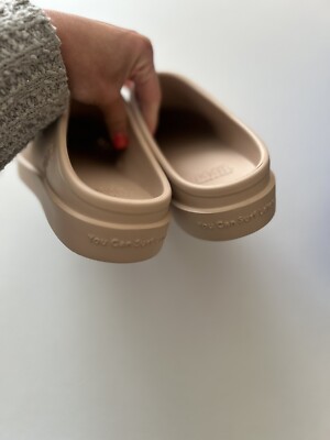 NIB P448 Flo Cipria Sandal Clog Slip On Backless Cream Beige Sz 38 39 P448 Women main image 3
