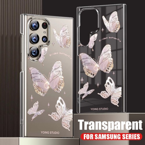 Für Samsung A16 A15 S25 Ultra S24 S23 S22 S21 A55 A35 Slim Klar Hard Case Hülle - Bild 2 von 19