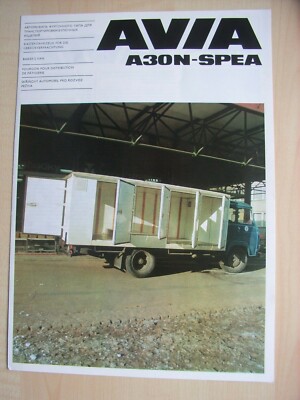 Avia A30N-SPEA Prospekt / Brochure / Depliant, RUS/D/F/FB/CZ