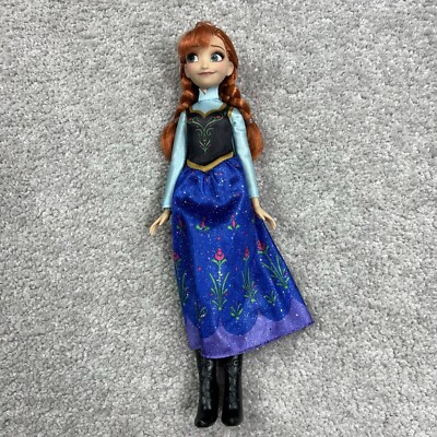 Disney Frozen Princess Anna Barbie Doll Jointed Articulated Boots 2016