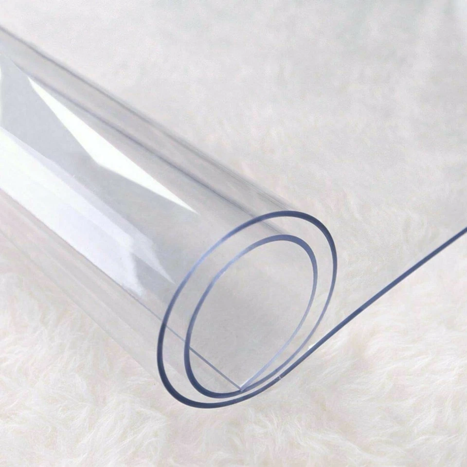 Transparent PVC tablecloth, table film 1.5 mm, clear table protector - Image 2 of 4