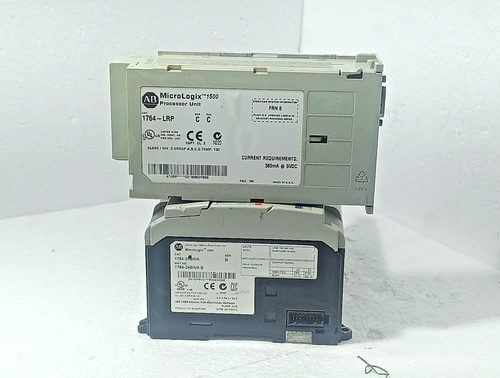 Allen-Bradley 1764-24BWA Ser B MicroLogix1500 Controller mit 1764-LRP Modul - Bild 2 von 7