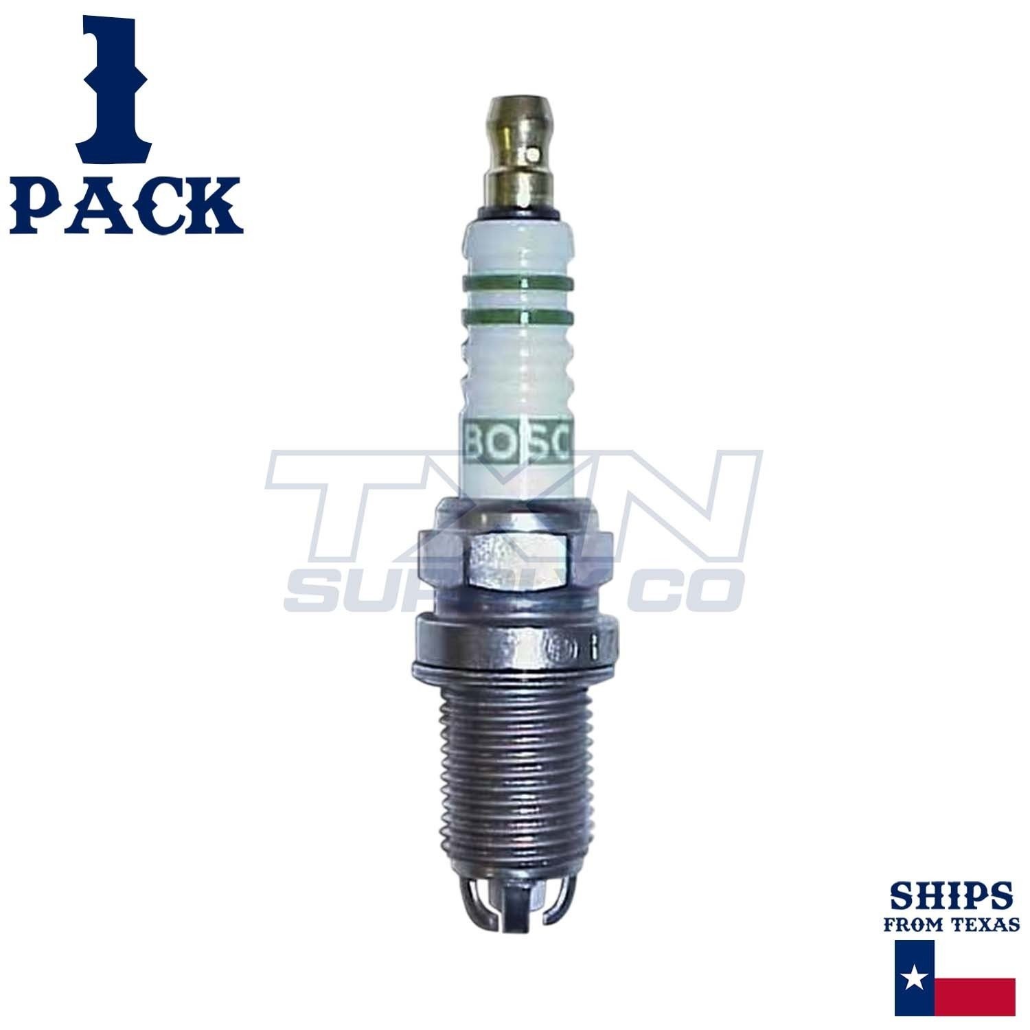 1 Pack Bosch 7407 FR7KTC Copper with Nickel Spark Plug