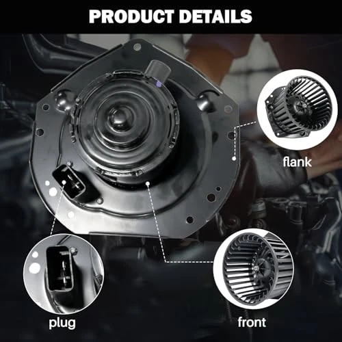 Front AC Heater Blower Motor for Chevy Astro Blazer S10 GMC Safari 1994-2005 - Image 3 of 4