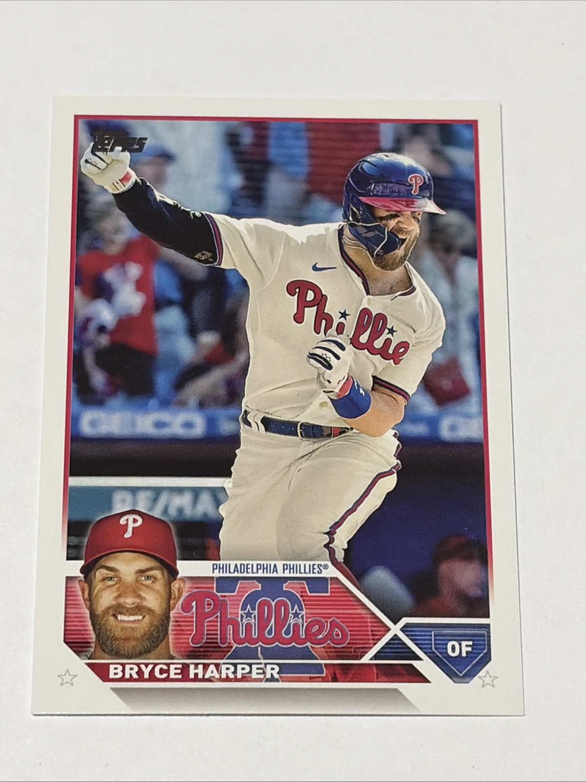 Bryce Harper 2023 Topps Series 1 #3 Phillies