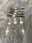 Timex Vintage Watch Lot Of Ten Working!! Watches 7 Quartz 3 Mechanical Movement