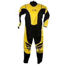 Vofiw Kids Full Body Wetsuit Size 14 Yellow Black Neoprene Scuba Diving Surfing