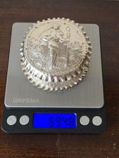 Antike Silberdose 1881 London Sterlingsilber ...
