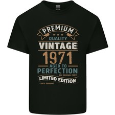 Premium Vintage 55th Birthday 1971 Mens Light Cotton T-Shirt