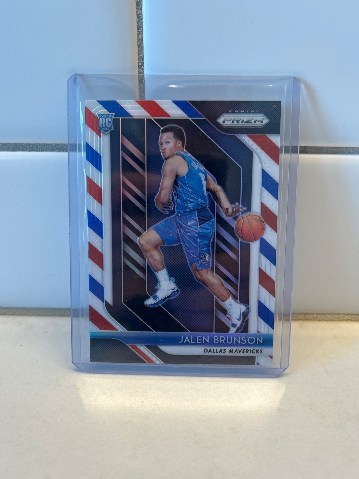 Jalen Brunson 2018-19 Panini Prizm Red White Blue Prizm ROOKIE NM RC #250