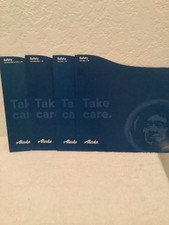 Alaska Airlines Safety Card Lot of 4 Boeing 737-400/700/800-900/ 800-900 w/rafts
