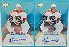 2016-17 Travis Konecny Upper Deck Ice Rookie Premieres Autograph RC Auto /99