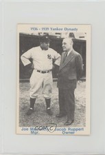 1975 1936-39 Yankee Dynasty Joe McCarthy Jacob Ruppert (Black Back) HOF 0nr3