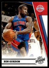 2010-11 Panini Season Update Ben Gordon Detroit Pistons #47