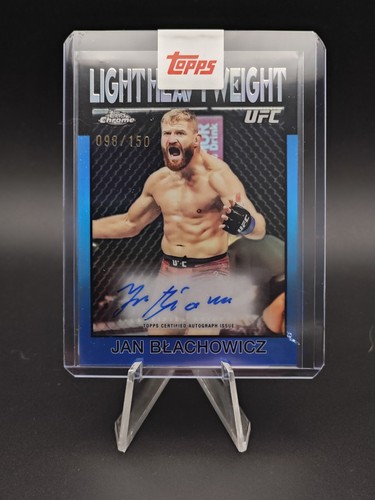 2026 Topps Chrome UFC Jan Blachowicz 1986 Signatures Blue Auto /150 #86S-JB