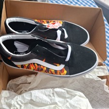 Vans Old Skool Flame Trainers Size UK 5.5 