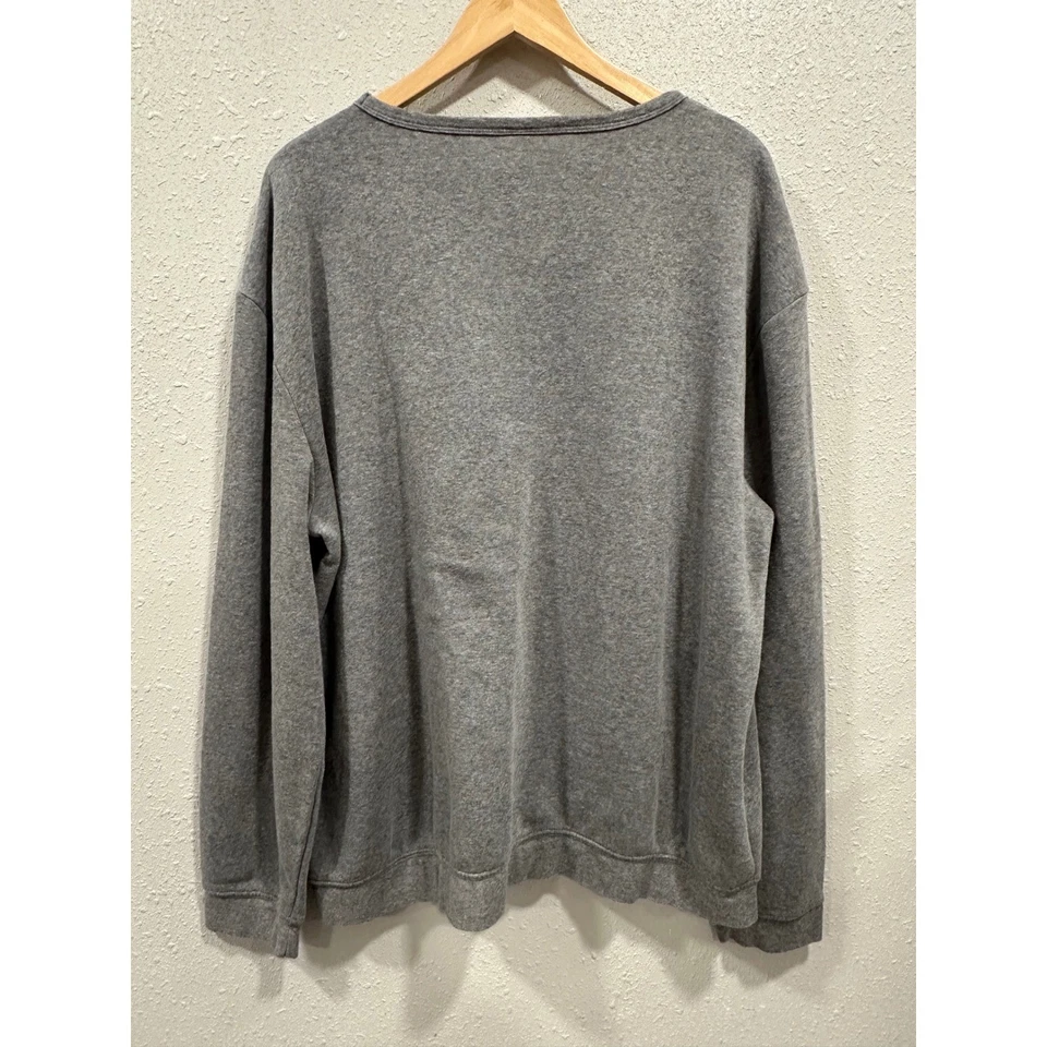 Mujer Navidad Muy Feliz Gráfico Gris Sudadera Vacaciones Sudadera XXL Foto 2 de 4