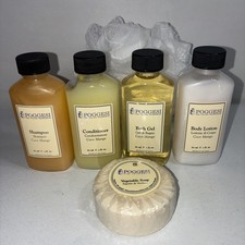 New Poggesi Travel Set, Shampoo, Conditioner, Soap Set / Slightly Damaged Outer