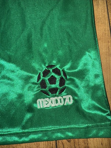 Vintage Adidas Mexico Soccer Jersey Green Medium 20x26 - Picture 2 of 7