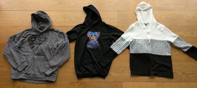 Alter 13-14 Jahre Paket 3 x Langarm Oberteile Huggy Wuggy, Ed Hardy Tiger
