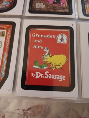 Grenades And Ham By Dr. Sausage 2011 Wacky Packages Dr Seuss Green Eggs Sticker