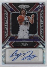 2023-24 Panini Prizm Sensational Signatures Choice 38/88 Colby Jones Auto 15vt