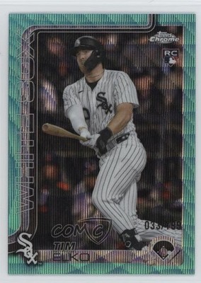 2025 Topps Chrome Update Aqua Wave Refractor /199 Tim Elko #USC79 Rookie RC 1r25