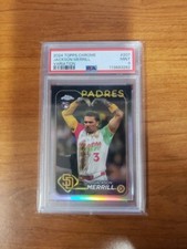 2024 Topps Chrome - Image Variation Jackson Merrill City Connect Jersey  PSA 9
