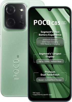 POCO C85 (Green, 128 GB 8GB RAM) Dimensity 6300 Processor Global Version