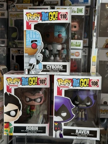 New ListingFunko Pop! OG Teen Titans GO! Robin 334 Raven 335 Cyborg 338 (2014)